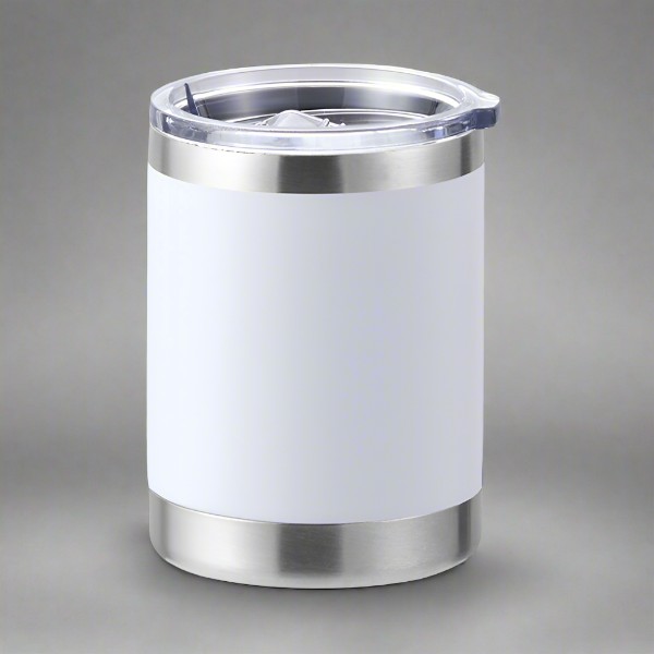 10oz Lowball Tumbler - White
