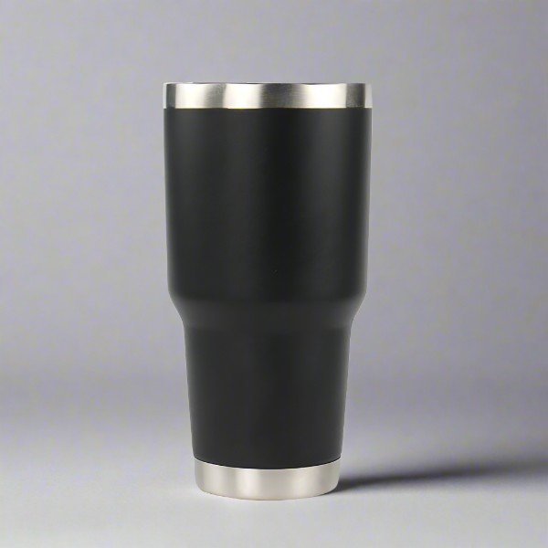 30oz Stainless Tumbler - Black