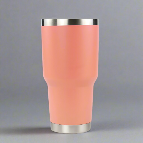 30oz Stainless Tumbler - Peach