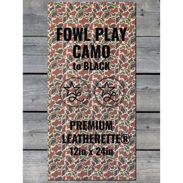 Fowl Play Camo Leatherette