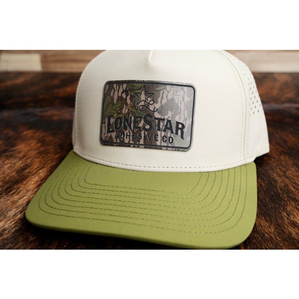 UV-Printed Mossy Oak Greenleaf Camo Leatherette