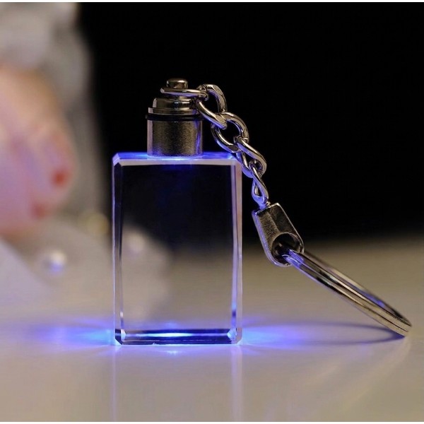 K9 Crystal LED Keychain - Rectangle