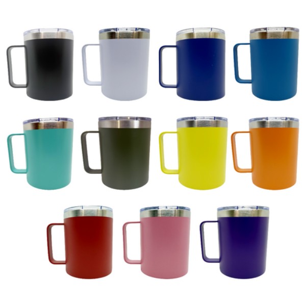 12oz Stainless Steel Tumblers with Handle
