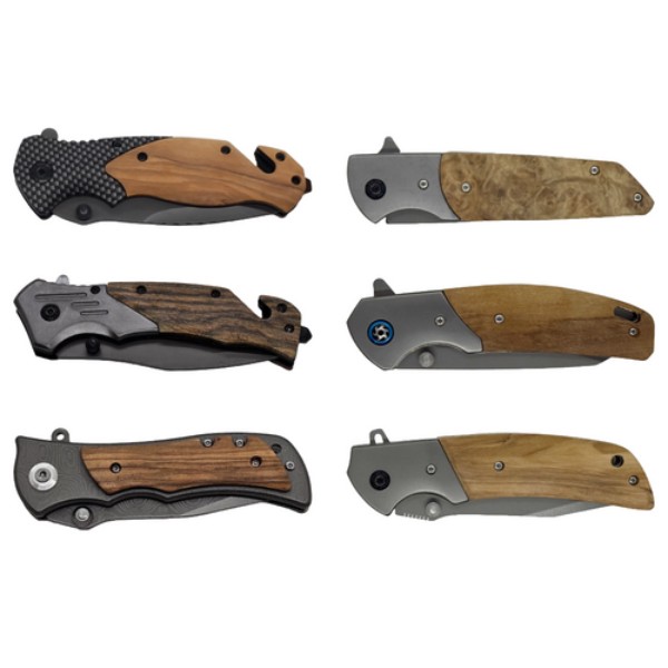 Wooden Handle Pocketknives