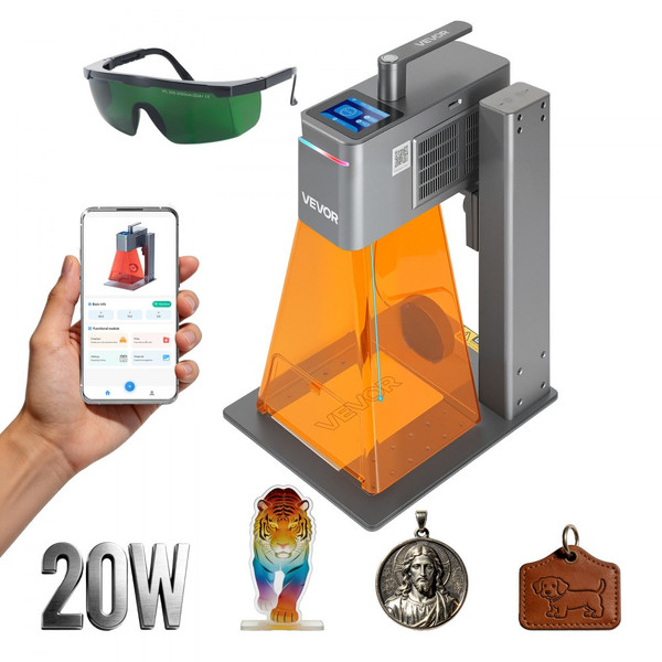 VEVOR 2-in-1 Dual Laser Engraver 20W